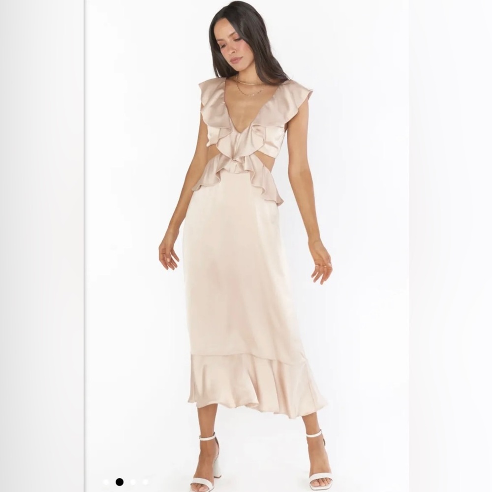 Show me your mumu Zoey midi dress xxs